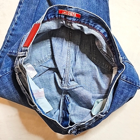 🐊Lacoste Live Denim Jeans. Mens Size: Waist 36x33 Inseam. - Picture 12 of 13
